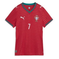 Koszulka piłkarska Portugalia Cristiano Ronaldo #7 Strój Domowy dla kobiety MŚ 2026 tanio Krótki Rękaw